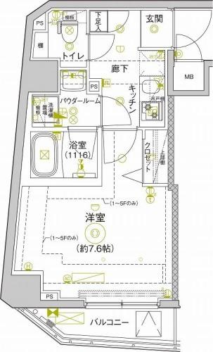 セジョリ新江古田 間取り