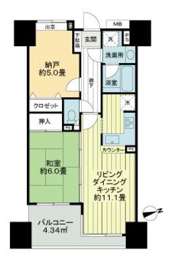 ライオンズステーションプラザ練馬 間取り