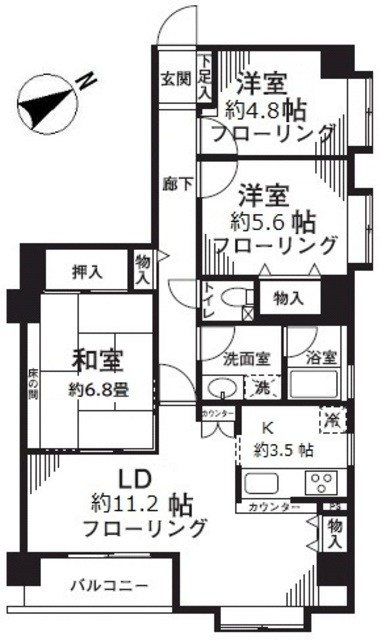 サンクレスト石神井公園 間取り