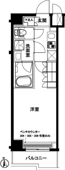 ルーブル練馬伍番館 間取り