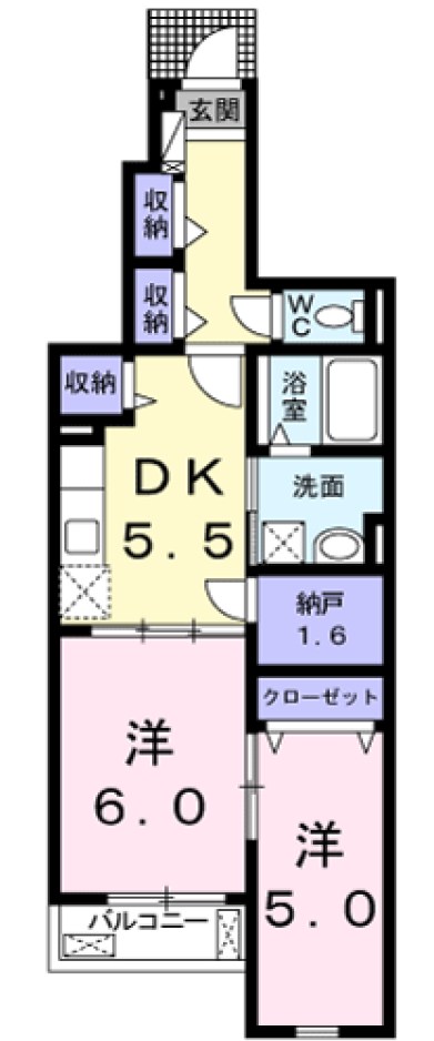 スカイレオ 間取り