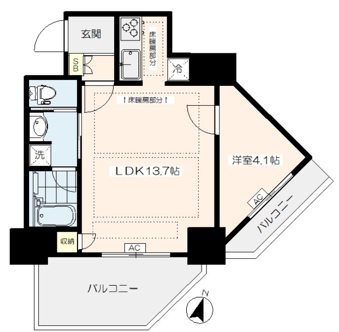 江古田サンライトマンション 間取り