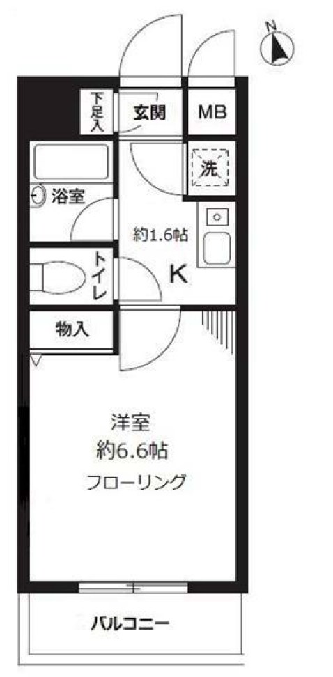 フォロス中村橋 間取り