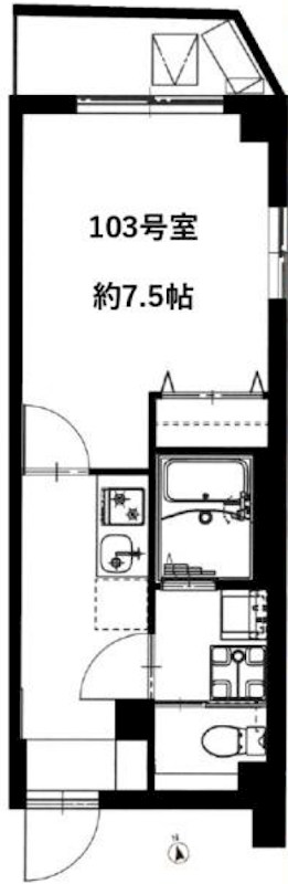 b'CASA練馬(ビーカーサネリマ） 間取り