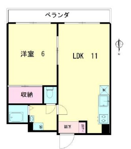 サンハイツ竹内 間取り