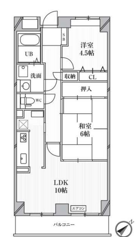 Ｊパレス桜台 間取り