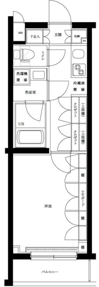 ルーブル中村橋参番館 間取り