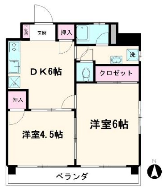 サンハイツ竹内 間取り