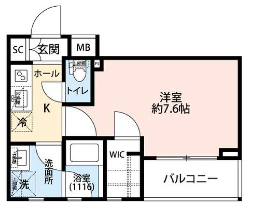 プレール・ドゥーク小竹向原 間取り