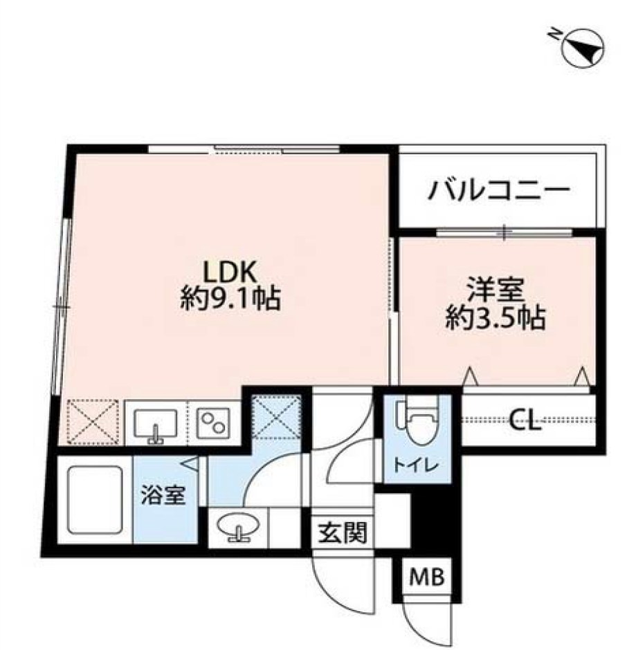 プレール・ドゥーク平和台 間取り