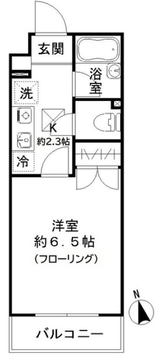 スカイパレス中村橋Ⅰ 間取り