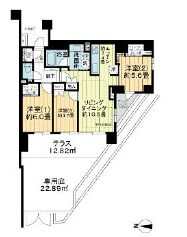 バウス氷川台 間取り