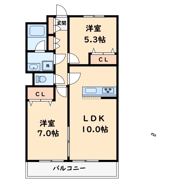 WALLS富士見台 間取り