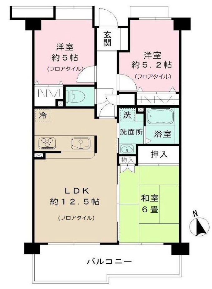 シュドゥ・ルミエール 間取り