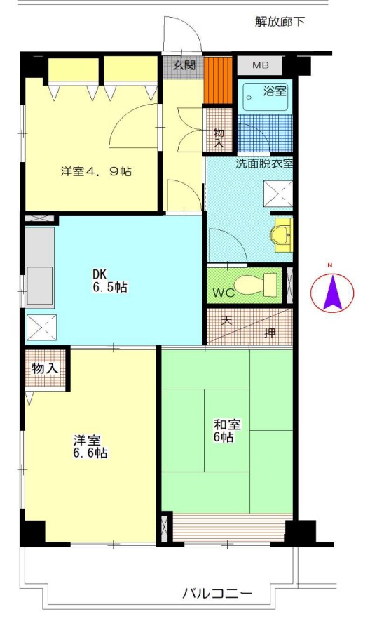 フレスコ光が丘 間取り