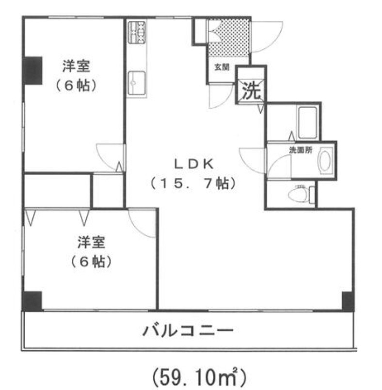 内田石神井パークマンション 間取り