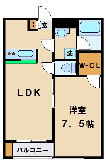 ルクレ東長崎 間取り