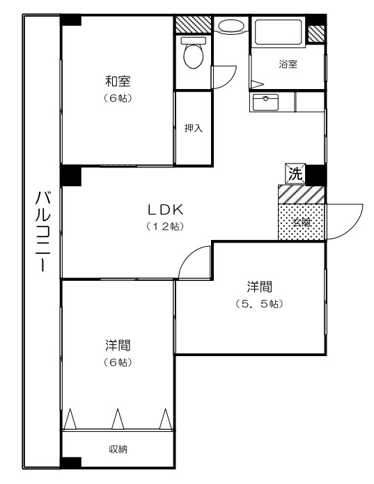 内田石神井パークマンション 間取り