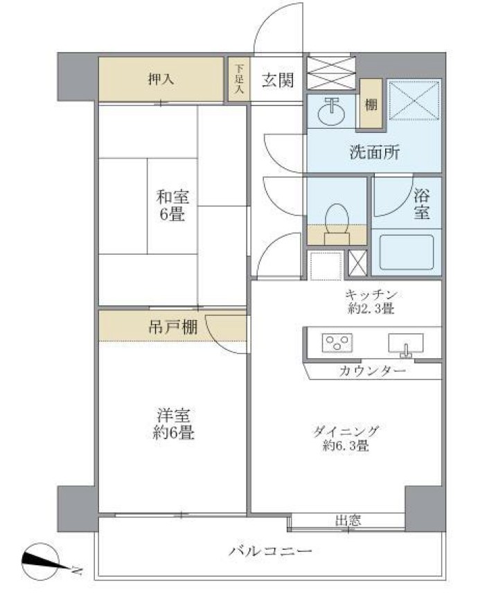 ニューハイツ豊島園 間取り