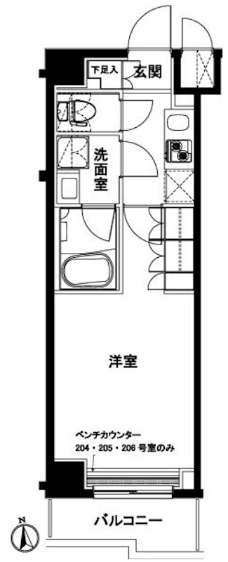 ルーブル練馬伍番館 間取り