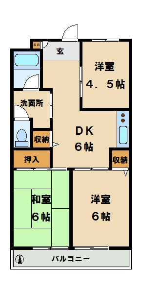 宮本マンション富士 間取り