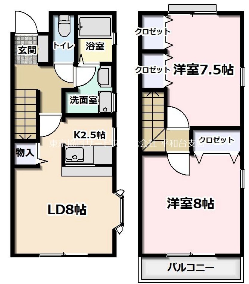 上野邸共同住宅 間取り