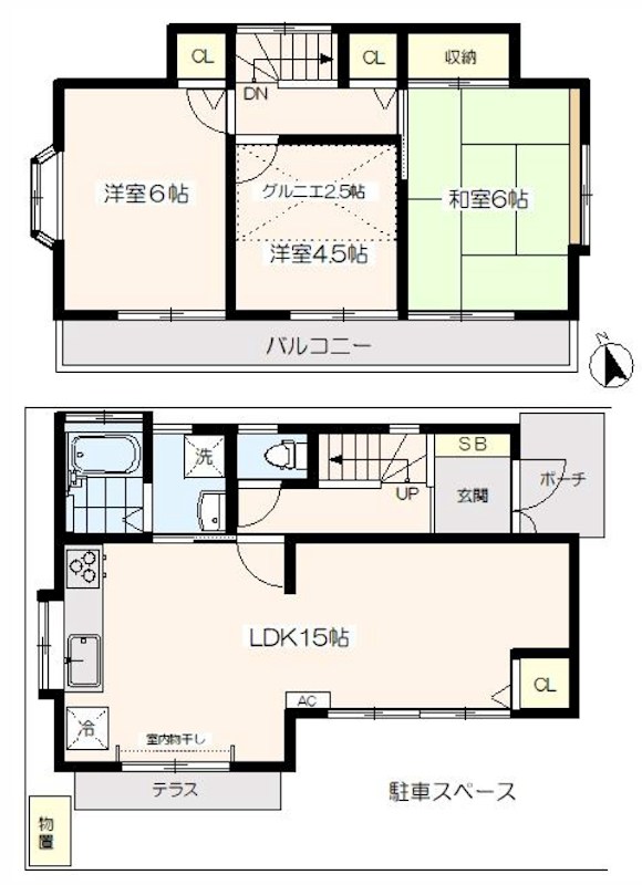 高松6丁目戸建 間取り