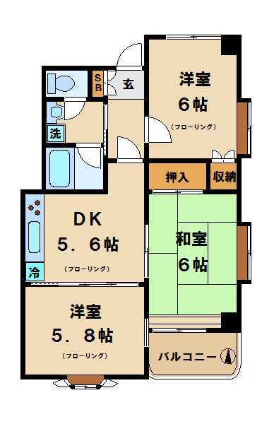 ルネス早宮 間取り