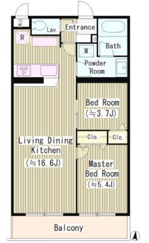 フェアフォレスト540 間取り