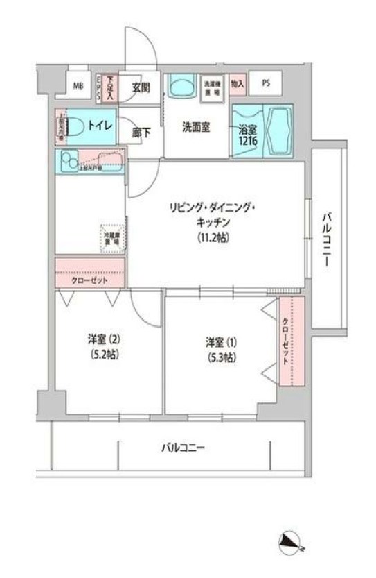 ウィステリア　ヒルズ　ナカムラ 間取り