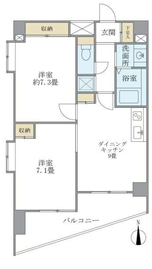 ドミール平和台 間取り