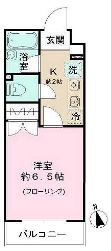 スカイパレス中村橋Ⅰ 間取り