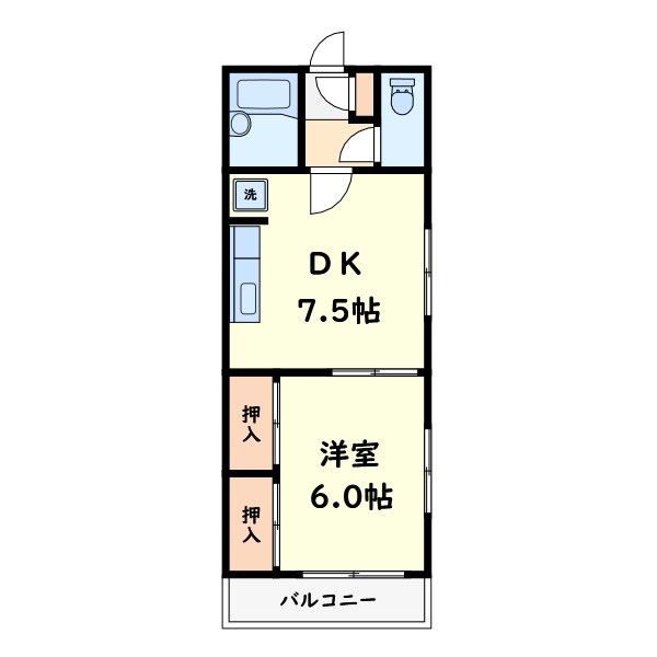 コスモハイツ 間取り