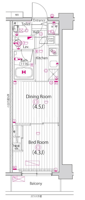 ガーラ・ヴィスタ練馬中村橋 間取り