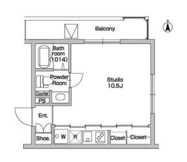 フェルトバーンハウス新江古田 間取り