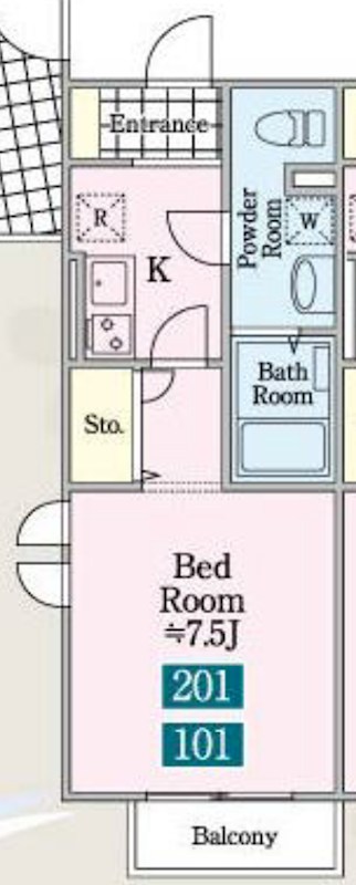 Brownie（ブラウニー） 間取り