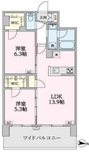 豊玉カームマンション 間取り