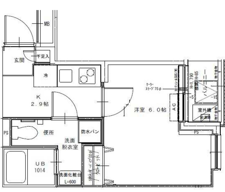 UCマンション豊島園  間取り