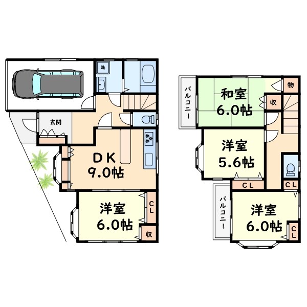 東大泉5丁目戸建て 間取り