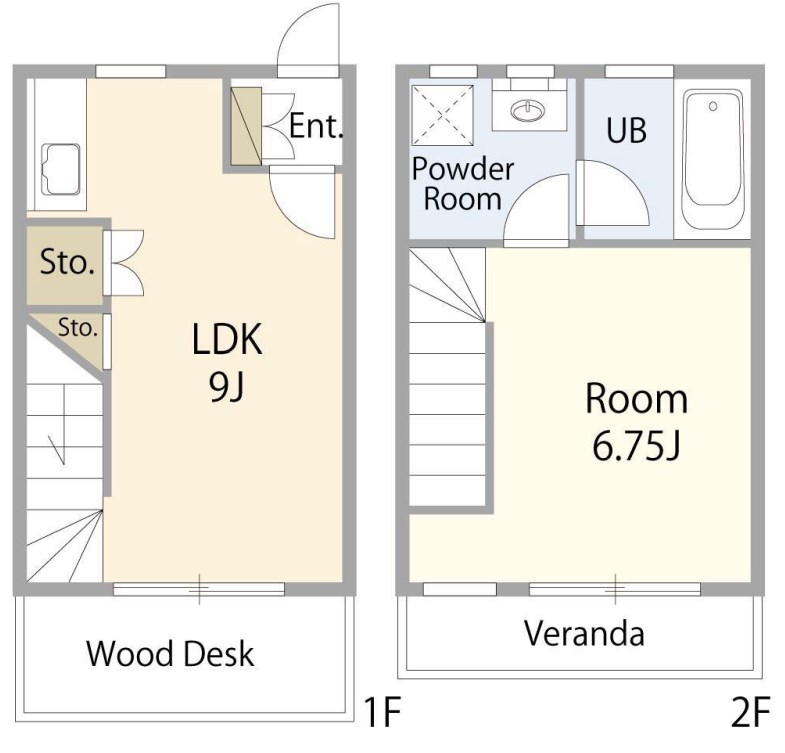 Kine（カイン） 間取り