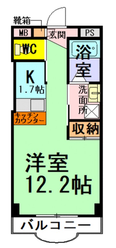 Ritmo Asahidai  (リトモ アサヒダイ) 間取り