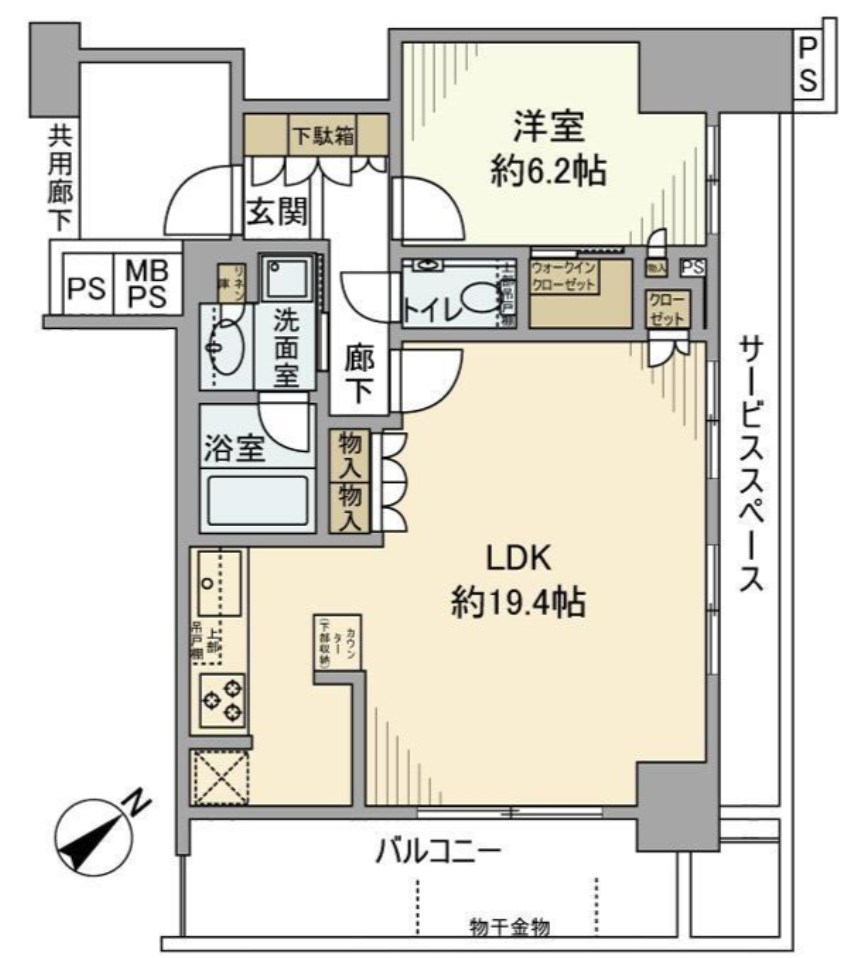 プラウドタワー大泉学園 間取り