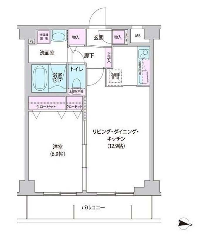ウィステリア　ヒルズ　ナカムラ 間取り