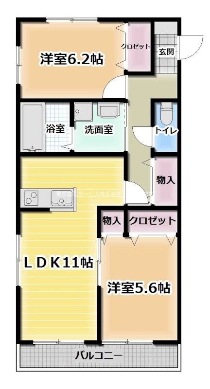 サニーハウスK 間取り