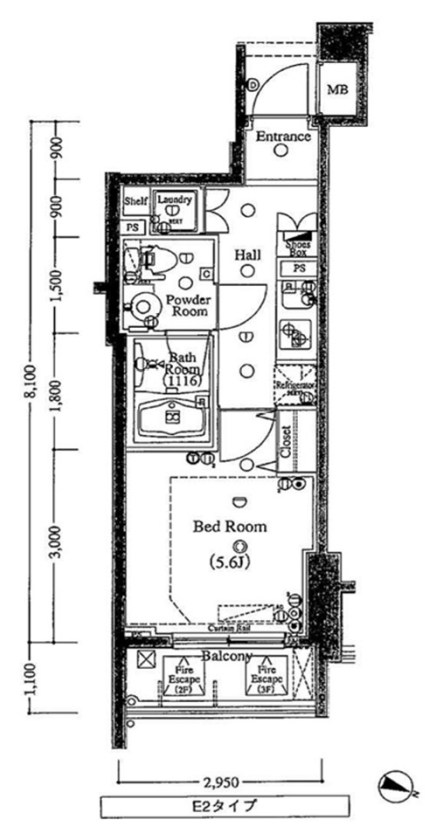 ＡＸＡＳ小竹向原 間取り