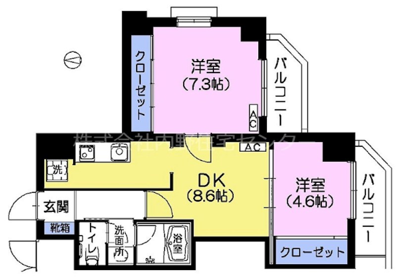 サブ　ローザ 間取り