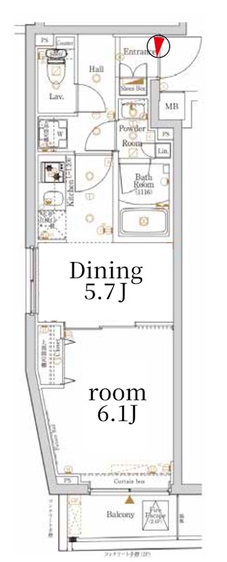 Log練馬駅前 間取り