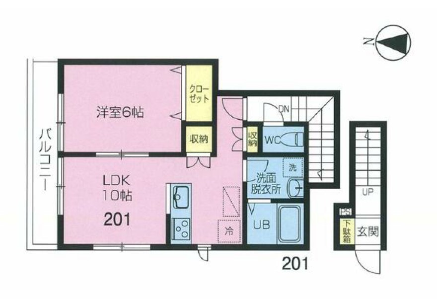 Gloire豊島園(グロワールトシマエン) 間取り