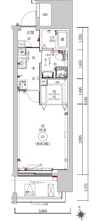 LUMEED江古田（ルミードエコダ） 間取り