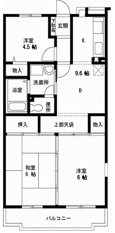 コルテ・フロリーダ豊玉 間取り